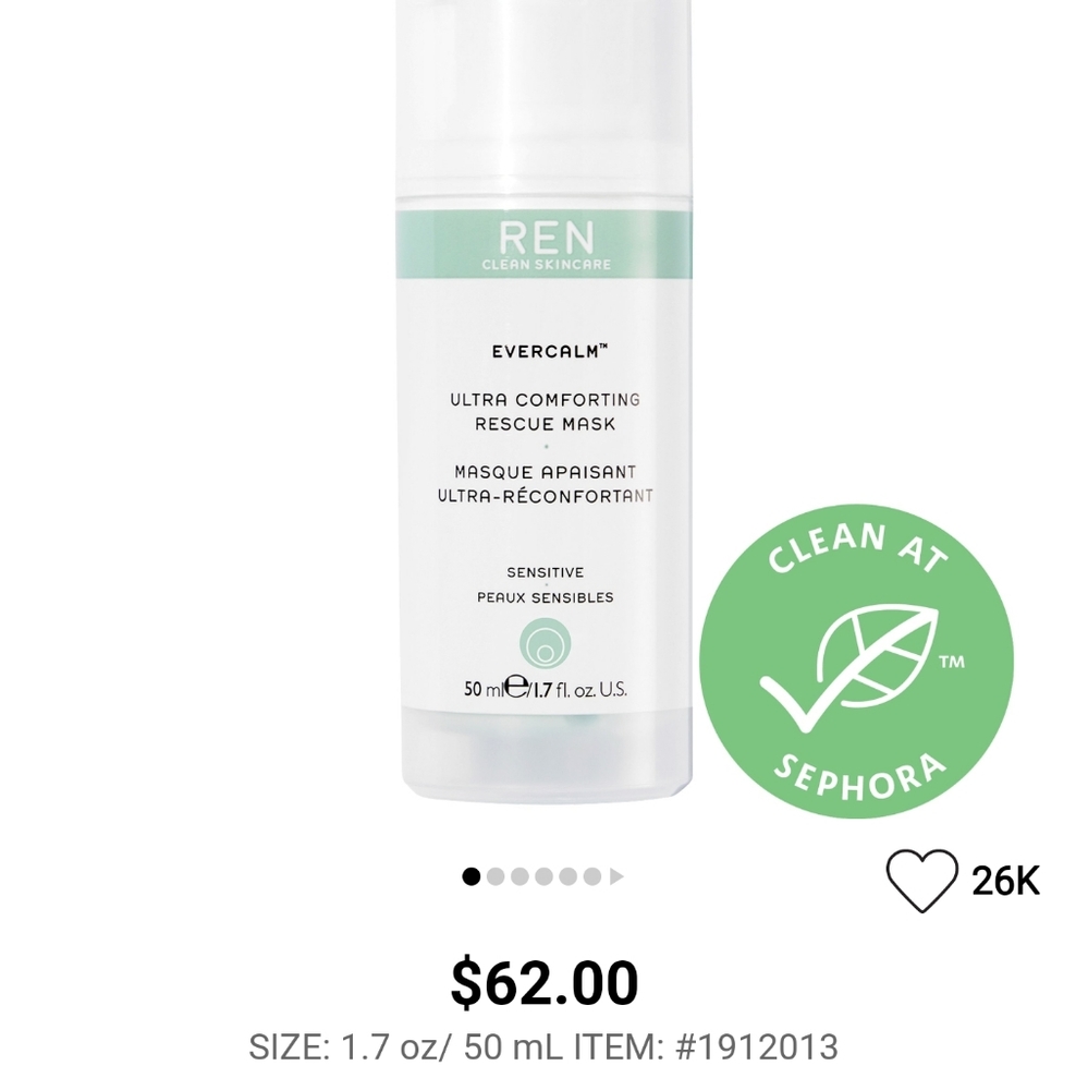 REN Ultra Comforting Rescue Mask